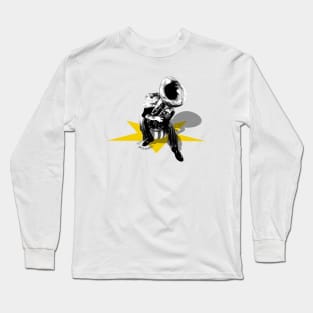 Frog Playing Tuba Long Sleeve T-Shirt